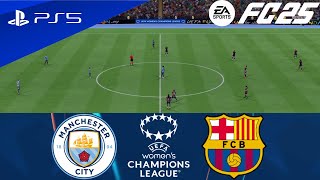 FC 25 - Manchester City vs Barcelona | UEFA Women's Champions League 2024 | PS5™