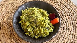 Gavar Sabzi | Cluster beans veggie | गवारीची भाजी | In fresh green paste |Vegan recipe