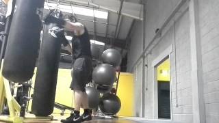 Punchbag Workout. Short clip