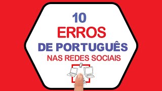 ✅10 Erros de Português comuns nas Redes Sociais - Não erre mais! - Profª Aline