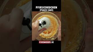 Das 🍑-Geheimnis der deutschen Landfrauen: Pfirsichkuchen vom Blech  #backen #asmr