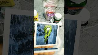 Draw With Me🎨|Epi-02| Rainy Day 🌧️☔️ #youtubeshorts #painting #art #viral ​#shorts