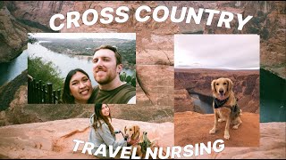 VLOG | Cross Country Trip - Travel Nurses from Florida to California