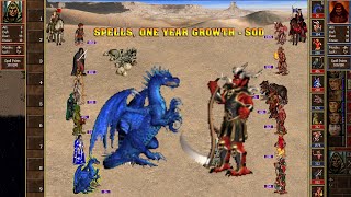 Heroes 3 COMBAT One year growth Inferno vs Neutral Creatures 4 SoD Spells