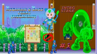 1-Megaman & Bass (GBA)(Intro Stage)(Megaman)