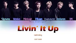 Monsta X(몬스타엑스) - Livin' It Up Jap|Rom|Eng Color Coded Lyrics