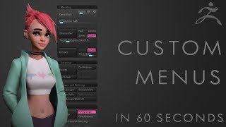 Custom Menus in Zbrush - 60 Second Tutorial