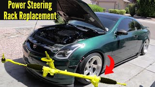 Infiniti G35 Power Steering Rack And Pinion Replacement!