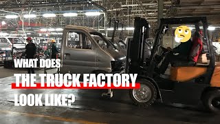 The inside of the truck factory #TruckManufacturing #TruckAssemblyLine