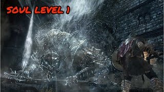 Dark Souls III - Vordt of the Boreal Valley boss (soul level 1)