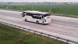 ⛔LIVE⛔UPDATE ARUS BALIK 2023 DI TOL SRAGEN TIMUR‼️BUS AKAP FULL SENYUM‼️#busmania #huntingbus