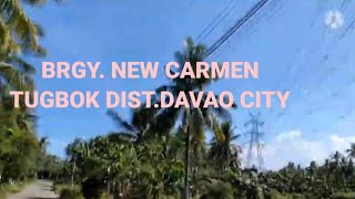 ROAD TRIP AT BRGY. NEW CARMEN TUGBOK DIST.DAVAO CITY.