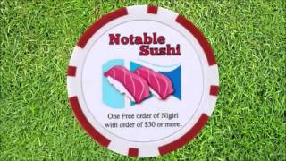 Poker Chip Ball Marker - Golfer Gift Ideas