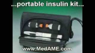 Portable Insulin Diabetic Meter Carry Case for Diabetes Supplies