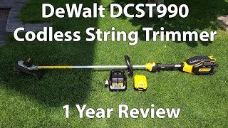 DCST990 DeWalt Cordless String Trimmer - 1 Year Review