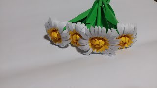 Beautiful flowers making with paper DIY paper flower making home decor paper crafts