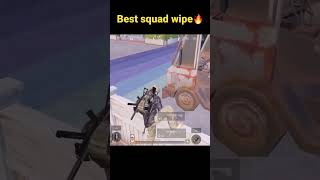 Best ever squad wipe in bgmi #shorts