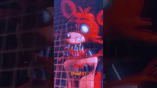 Most fast animatronics in each #fnaf #freddy #bonnie #chica #foxy #fnafedit #shorts