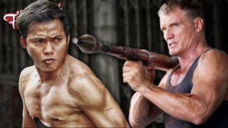 Ong Bak vs Red Scorpion fight scene the the movie | Skin Trade (2014)