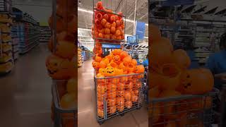 Halloween pumpkin pails at Walmart