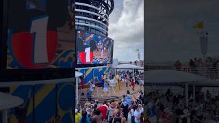 Disney Magic Sail a wave party #disneymagic #disneycruise #disneycruiseline #sailaway