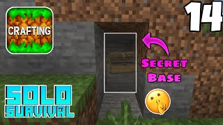 Making A Secret Base In Crafting and Building | Solo Survival | 14 | Drago Boy