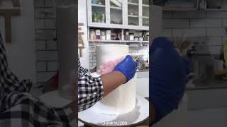 Let’s do a wedding cake!👩🏻‍🍳💕✨ #chinkylized #fyp #baking #cake #viralvideo #viralshorts #fypシ゚