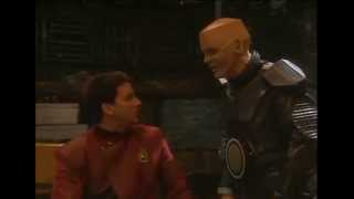 Red Dwarf - Kryten insults Rimmer