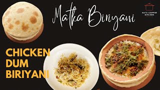 Chicken dum biriyani | Matka biriyani | சிக்கன் தம் பிரியாணி செய்வது எப்படி@AsisCopperKitchen