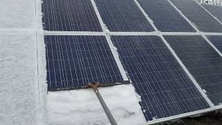 Solar Panels in Snow/Clouds