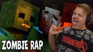 Реакция Пятёрки на MINECRAFT ZOMBIE RAP | "I'm A Zombie"