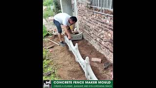 Concrete Fence Maker Mould