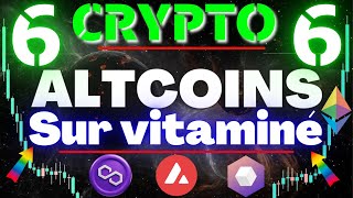 6 Crypto survitaminé 💪Selection graphique avec les bons niveaux d'achats