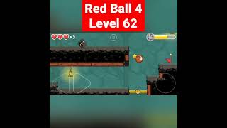 Red Ball 4 - Into the Caves - Level 62 with Basketball | Speed Run