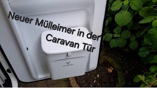 9 Liter Mülleimer  in der Caravan Tür Mobilvetta Kea I86 Link im Info Text