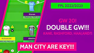 FPL TEAM SELECTION FOR GW 20! | FANTASY PREMIER LEAGUE 2022/2023 TIPS for Game Week 20