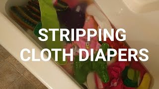 STRIPPING CLOTH DIAPERS