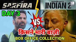 Sarfira Vs Indian 2 Box office collection I Akshay kumar I Kamal Hasan I Radhika Madan I Paresh Raw.