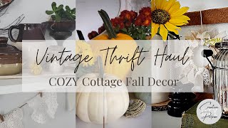 THRIFT HAUL || Cottagecore Home Decor  || VINTAGE THRIFT FINDS