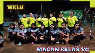 WELU VS MACAN ERLAS VC ( saling mencari kesempatan ke-2 team )