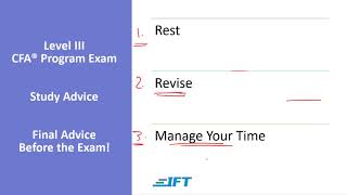 Study Advice Level III: Final Word