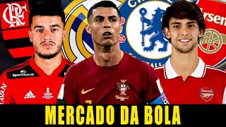 MERCADO DA BOLA! VEJA COMO COUTINHO FLAMENGO? CR7 TREINA NO CT DO REAL MADRID - ARSENAL JOÃO FELIX