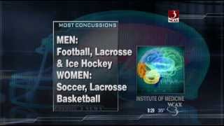 11/9/13 WCAX Helmets & Concussions PKG