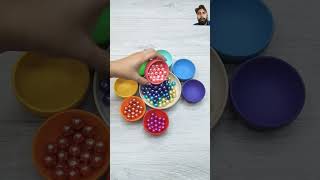 Colorful Sorting ASMR Oddly Satisfying 💫📿#shorts #satisfying #viral_video #beads #asmr