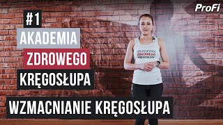 WZMACNIANIE KRĘGOSŁUPA - ĆWICZENIA FUNKCJONALNE