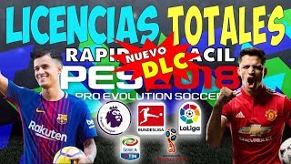 Tutorial Todas las Licencias PES 2018 PS4 con el Nuevo DLC 3.0