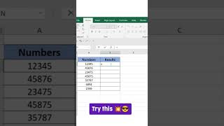 Add Leading Zero to a Cell Data in #excel #shorts