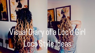 Locs Style Ideas | Locs Journey | Visual Diary