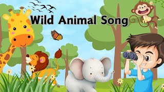 Wild Animal Song for Kids | Fun Jungle Adventure | Children’s Educational Song