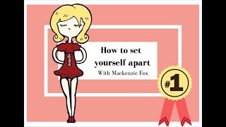 How to set yourself apart